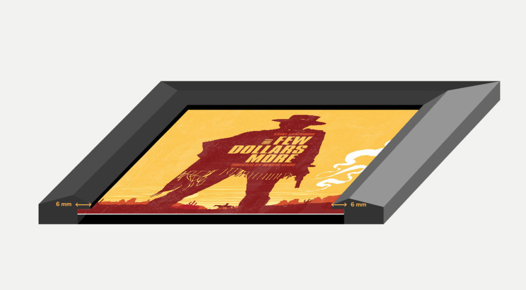 Frame with mat border