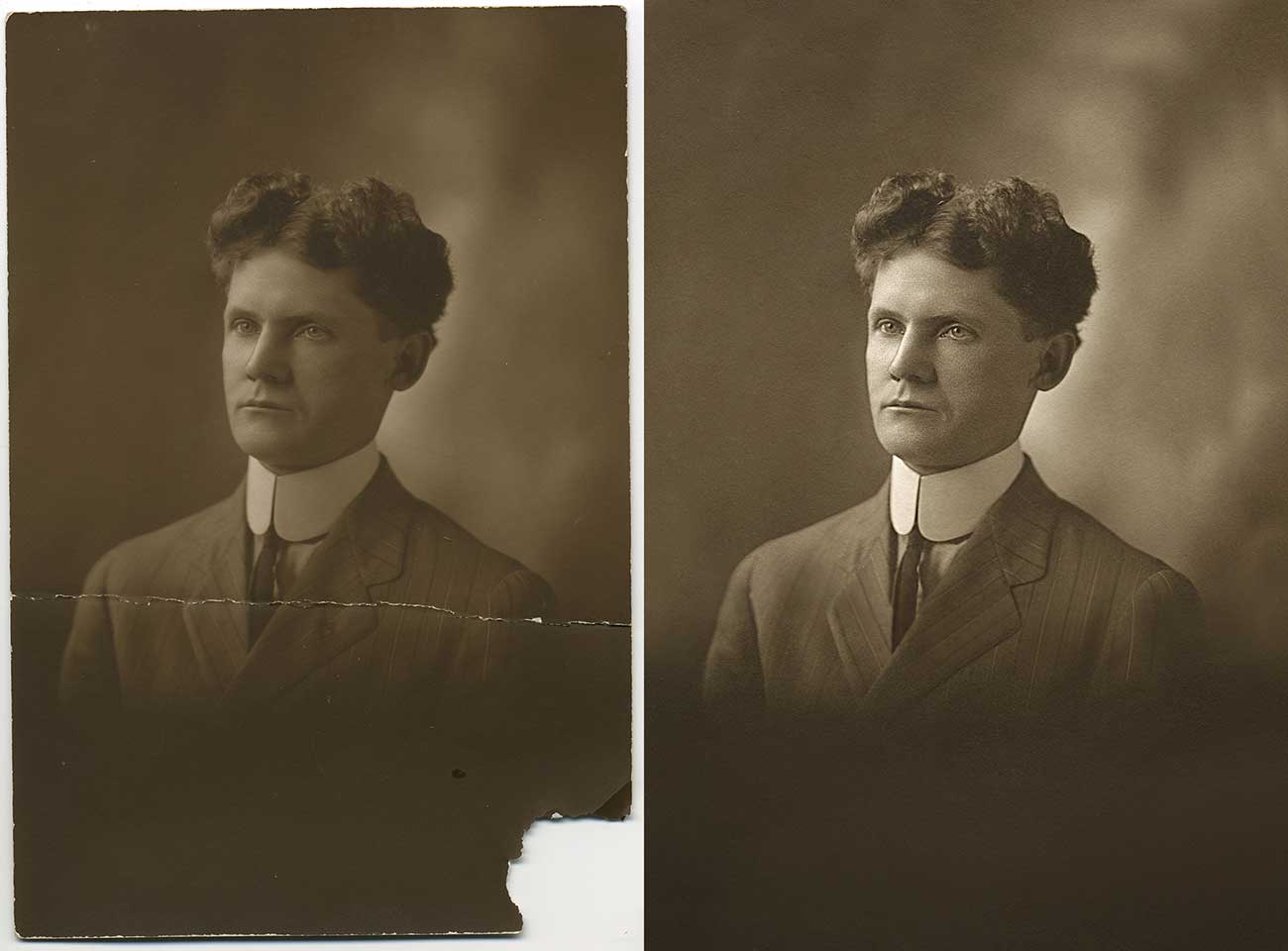 Photo Restoration Example