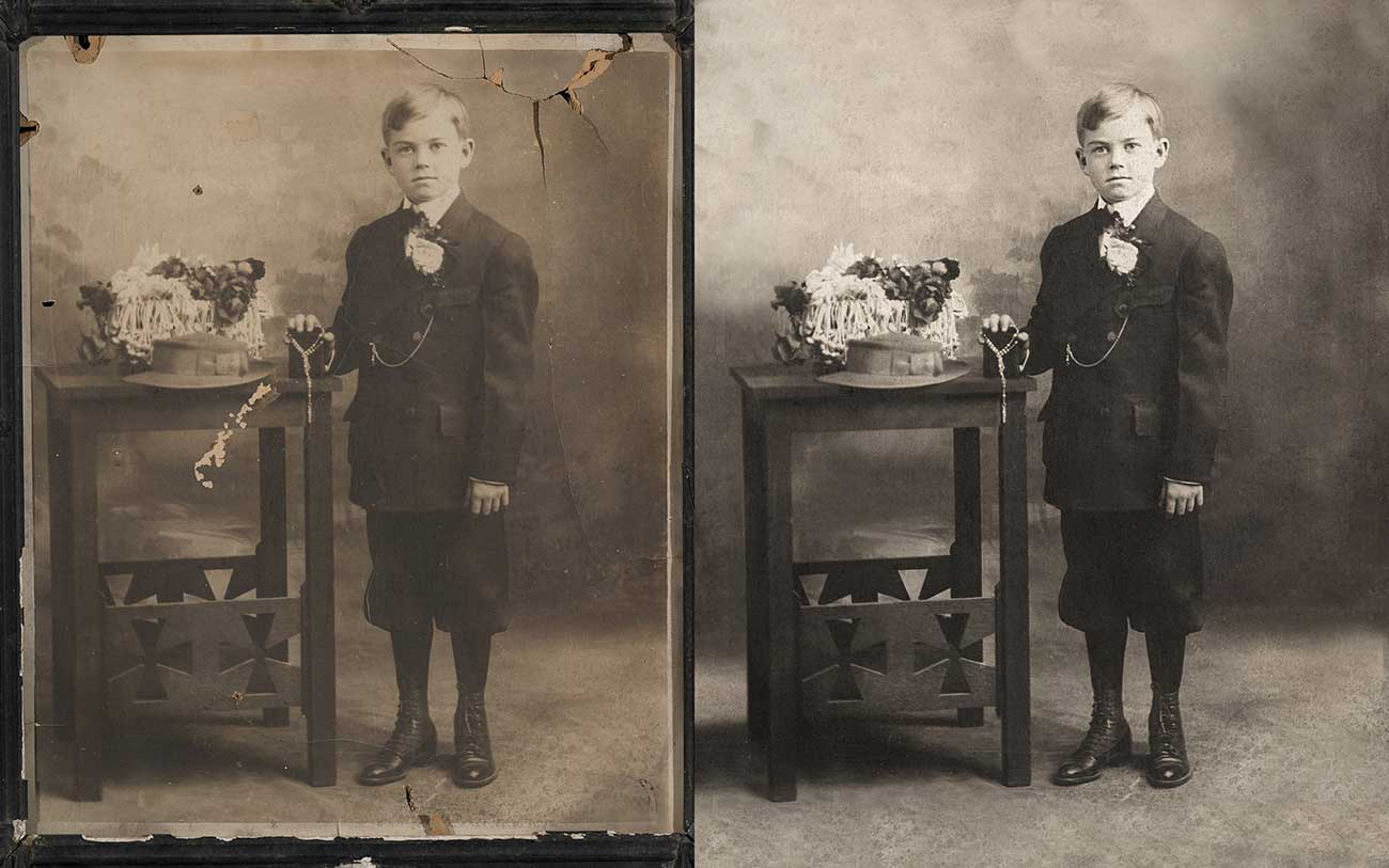 Photo Restoration Example