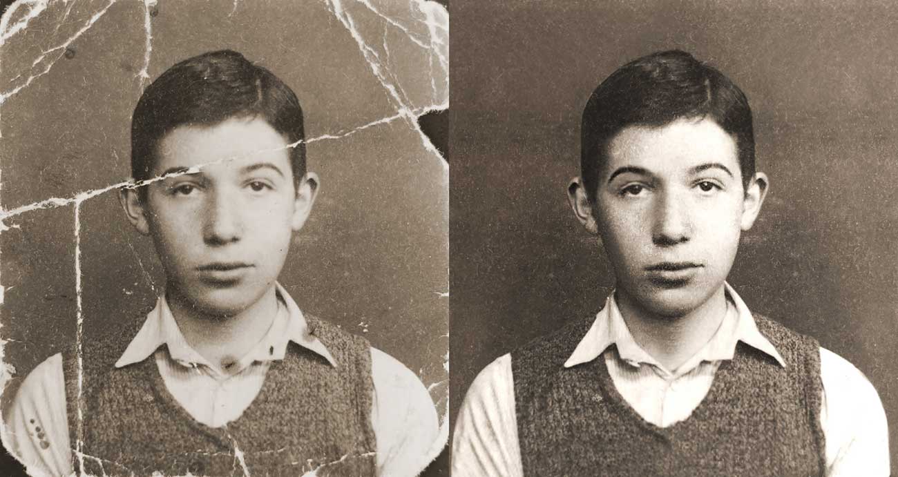 Photo Restoration Example